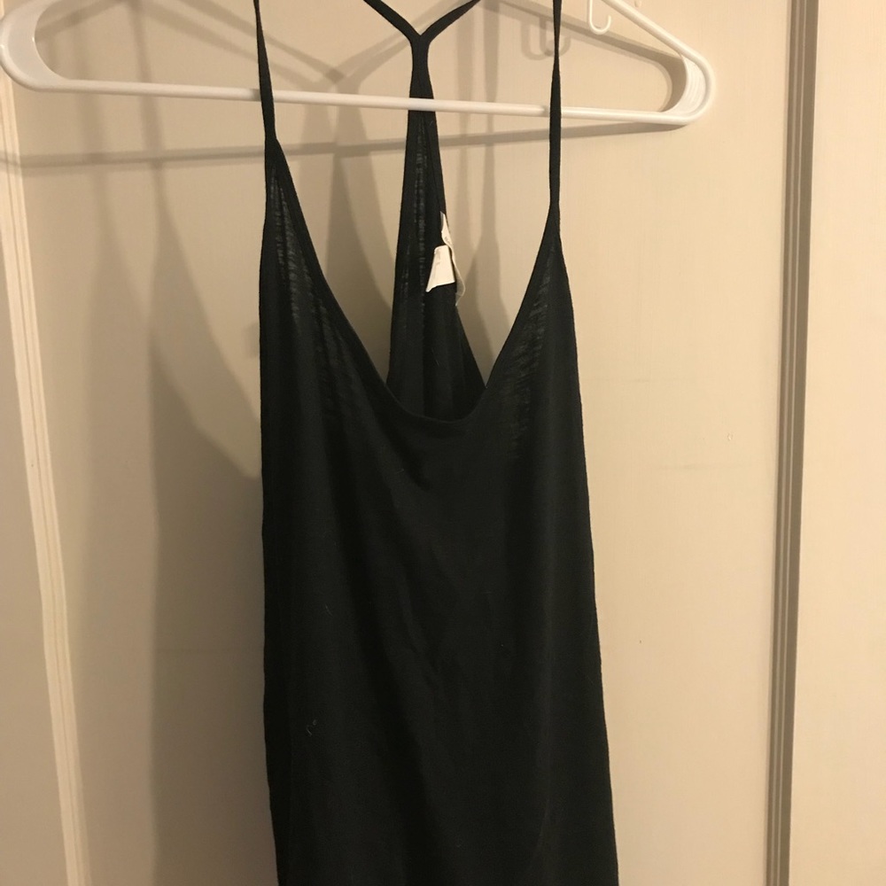 H and m loose black tank size small